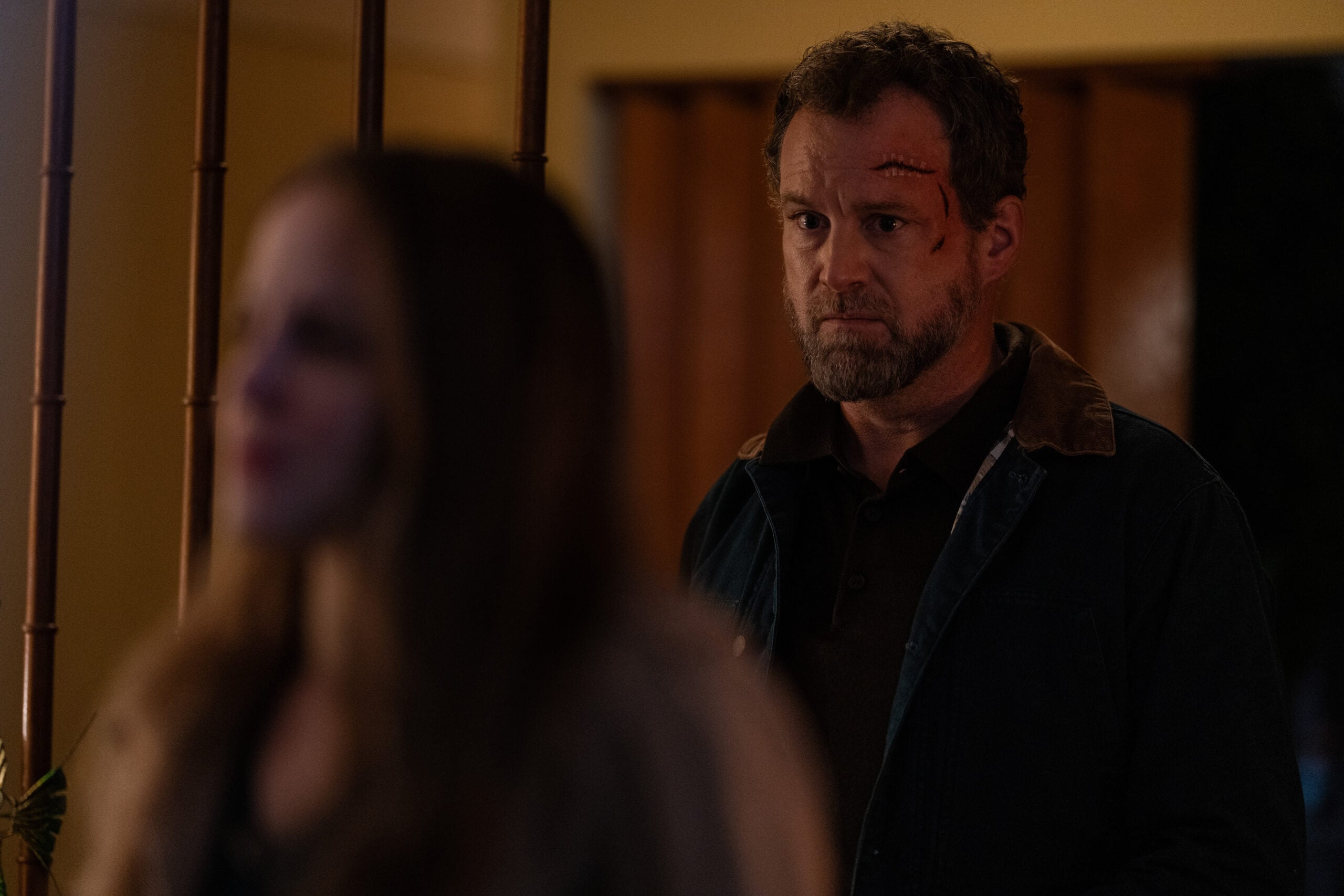 Midsomester | Tell-Tale TV School Spirits Season 3 Episode 7, "Midsomester" - (l-r) Maria Dizzia as Sandra Nears and Patrick Gilmore as Mr. Anderson