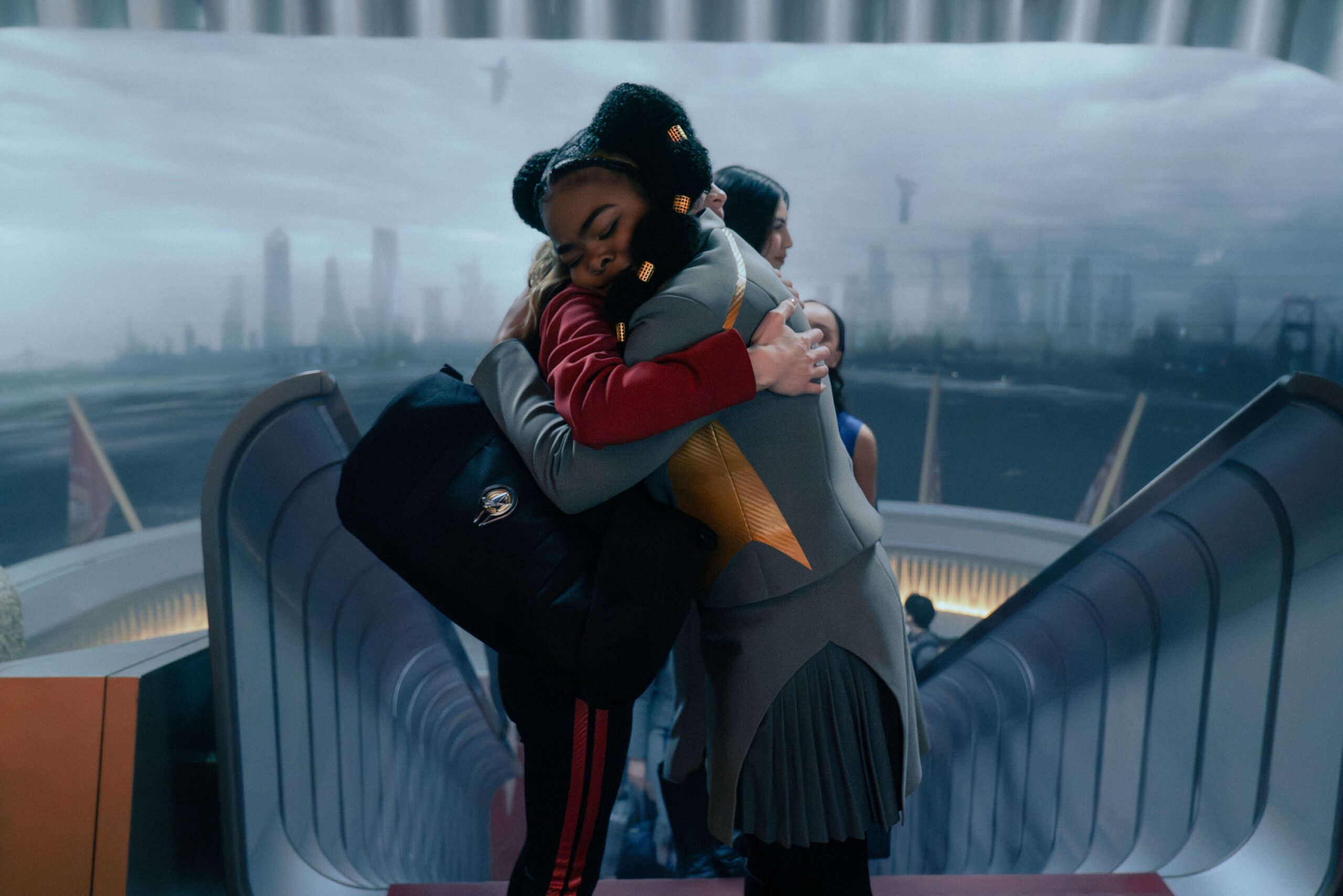 Uma foto de Star Trek: Starfleet Academy, temporada 1, episódio 7 de Kerris Brooks como SAM