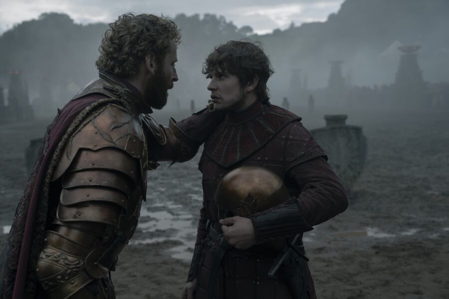 A Knight of the Seven Kingdoms Season 1 Episode 4 - Edward Ashley, Shaun Thomas (Photograph by Steffan Hill/HBO)