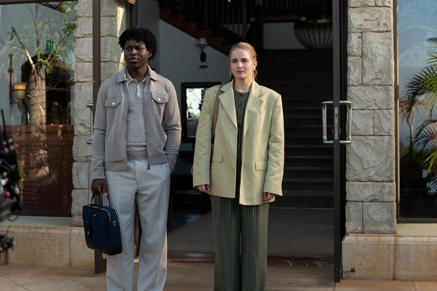 Industry Season 4 Episode 5 - Toheeb Jimoh, Miriam Petche (Photograph by Simon Ridgway/HBO)