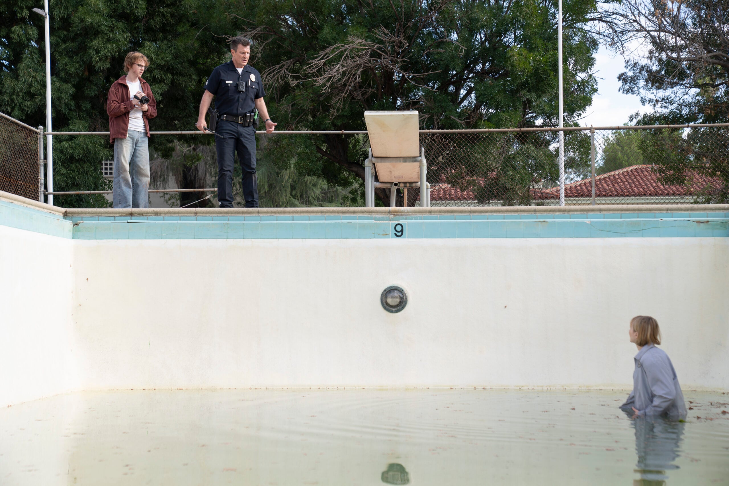 The Rookie Season 8 Episode 10, "His Name Was Martin" -- BECKETT HAWLEY, NATHAN FILLION