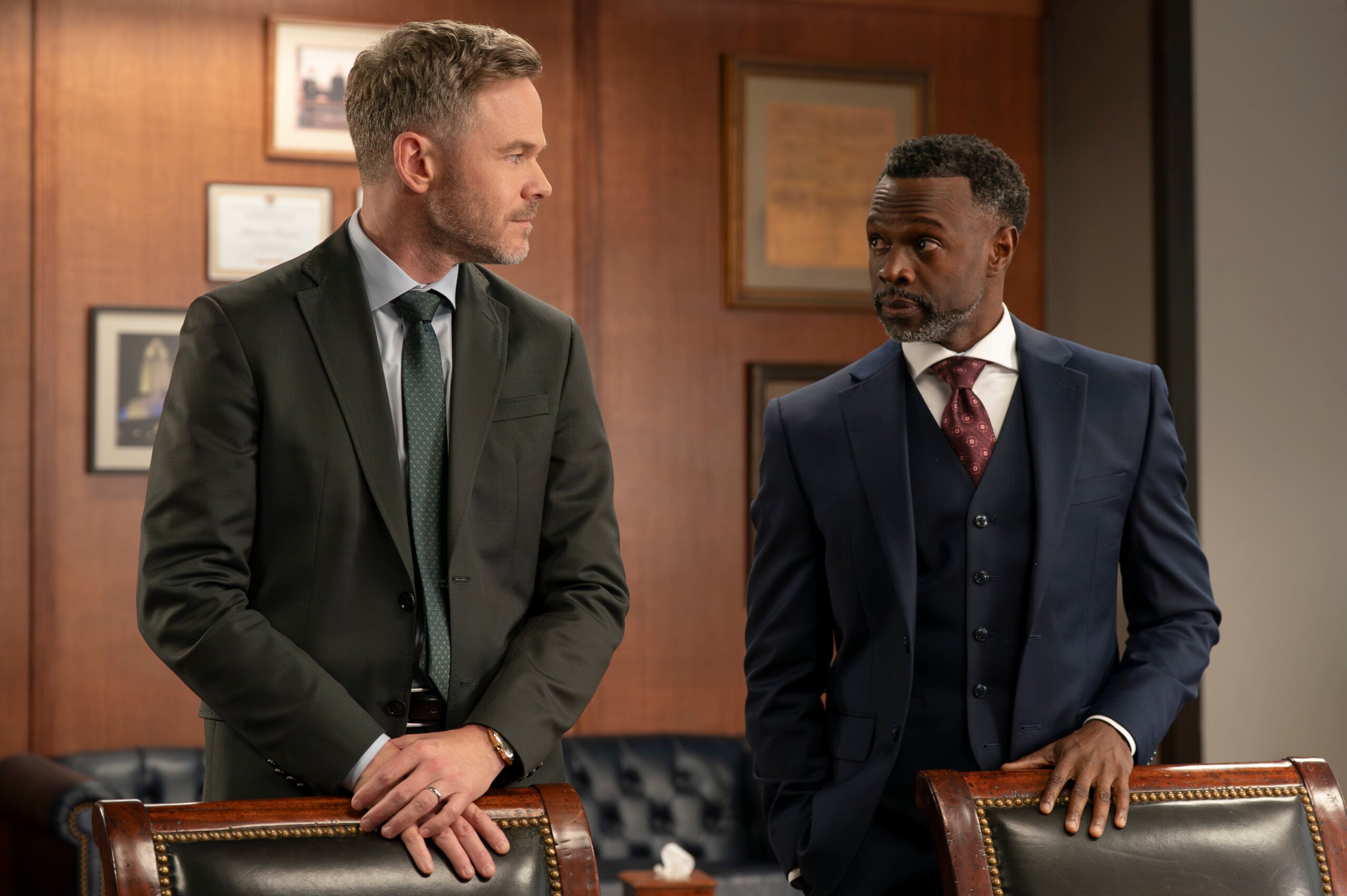 The Rookie Season 8 Episode 11, "Aftermath" -- SHAWN ASHMORE, SEAN PATRICK THOMAS