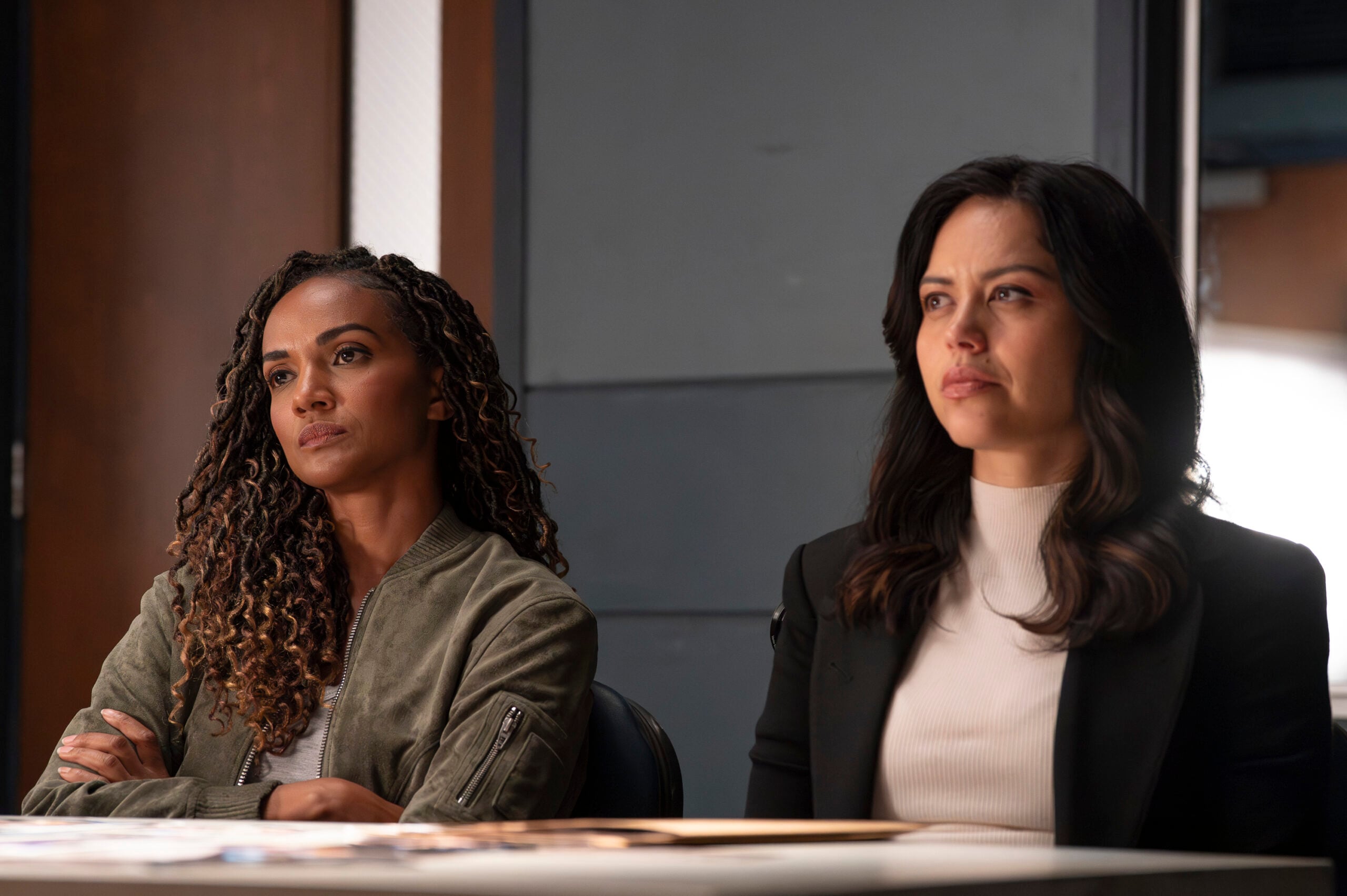 The Rookie Season 8 Episode 11, "Aftermath" -- MEKIA COX, ALYSSA DIAZ