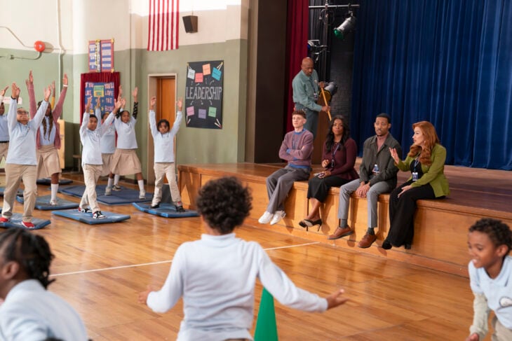 CHRIS PERFETTI, WILLIAM STANFORD DAVIS, JANELLE JAMES, TYLER JAMES WILLIAMS, LISA ANN WALTER Abbott Elementary Season 5 Episode 14 Preview: Aide 