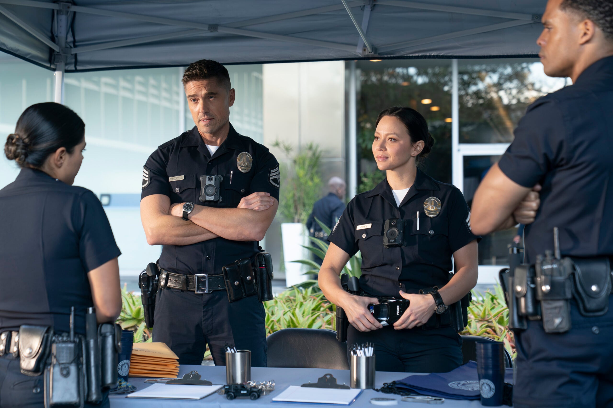 The Rookie Season 8 Episode 13, "The Thinker" -- ERIC WINTER, MELISSA O’NEIL