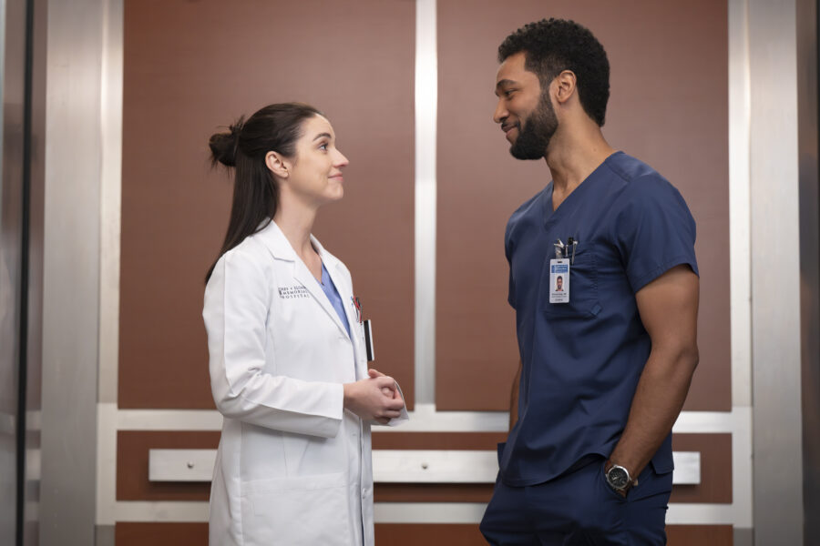 Grey's Anatomy Season 22 Episode 14 - ADELAIDE KANE, ANTHONY HILL