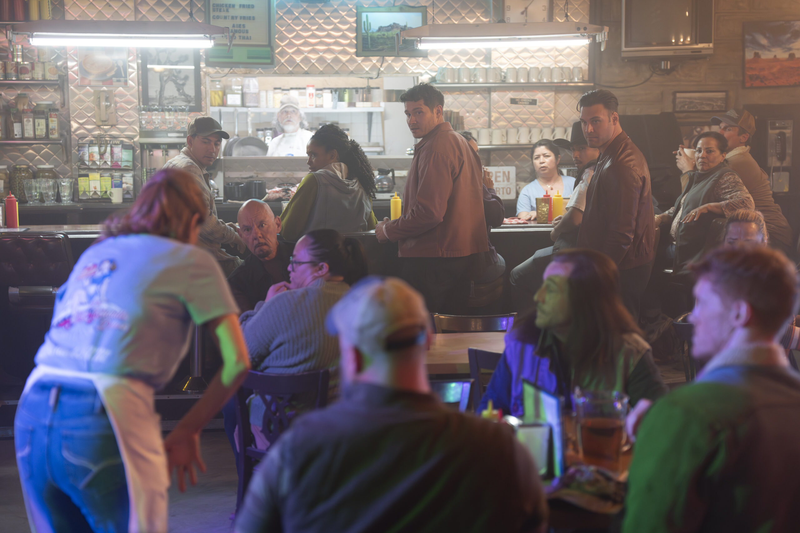 9-1-1 Season 9 Episode 13, "Mother's Boy" -- JEFF KOBER, OLIVER STARK, RYAN GUZMAN