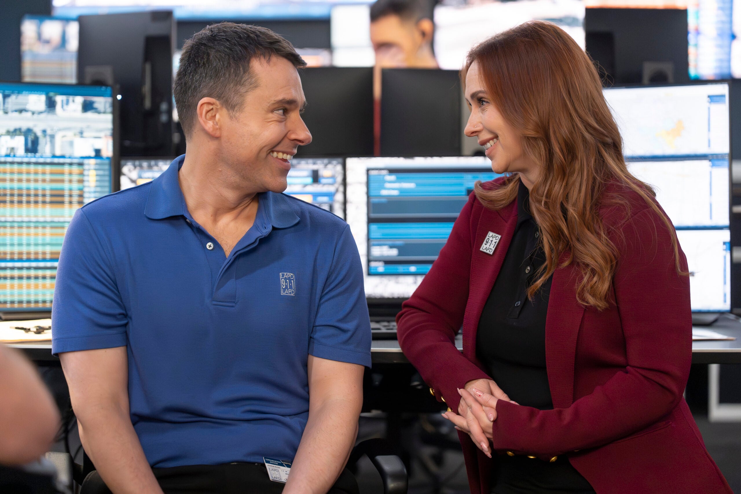 9-1-1 Season 9 Episode 14, "D.I.Y." -- BRYAN SAFI, JENNIFER LOVE HEWITT