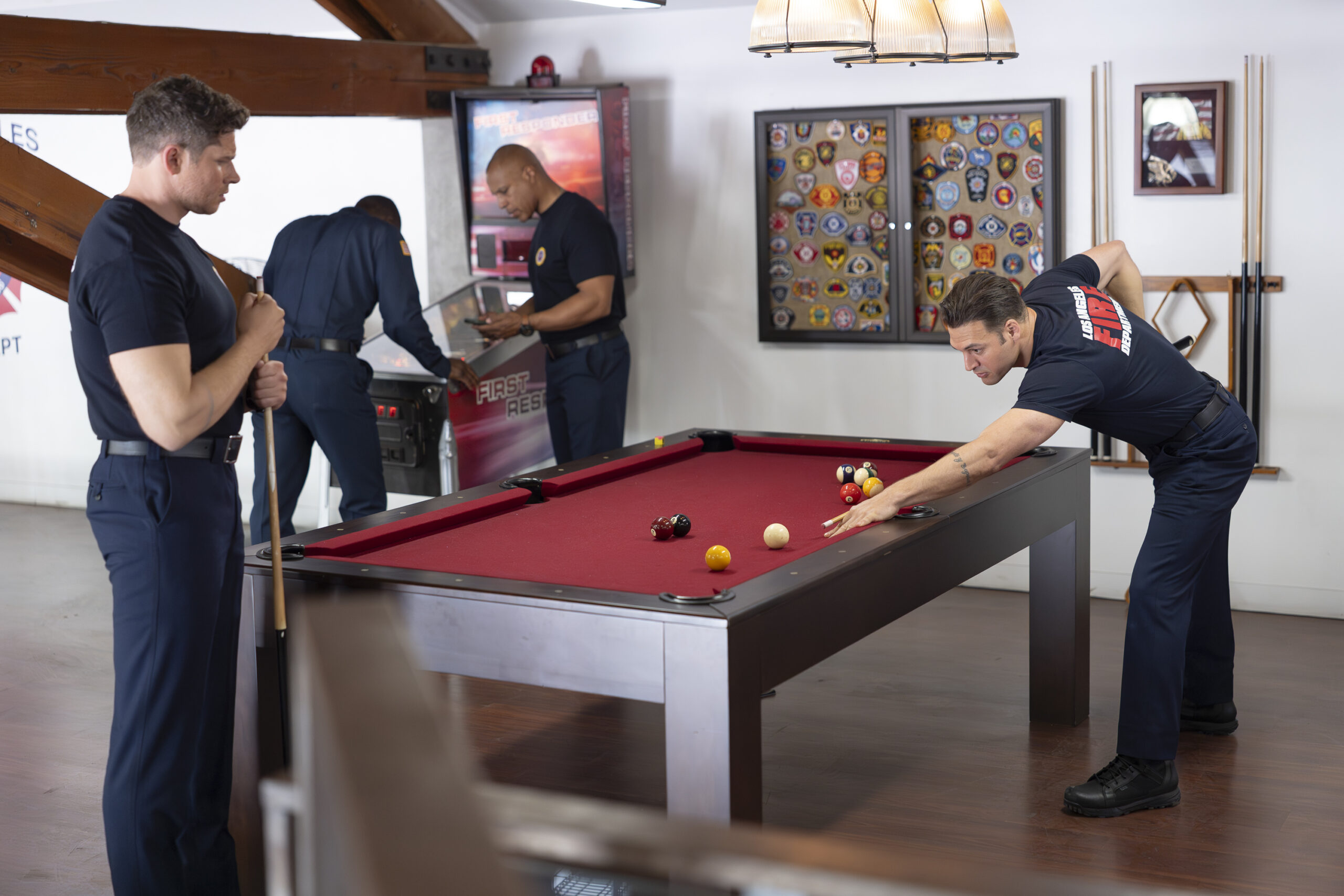 9-1-1 Season 9 Episode 14, "D.I.Y." -- OLIVER STARK, RYAN GUZMAN