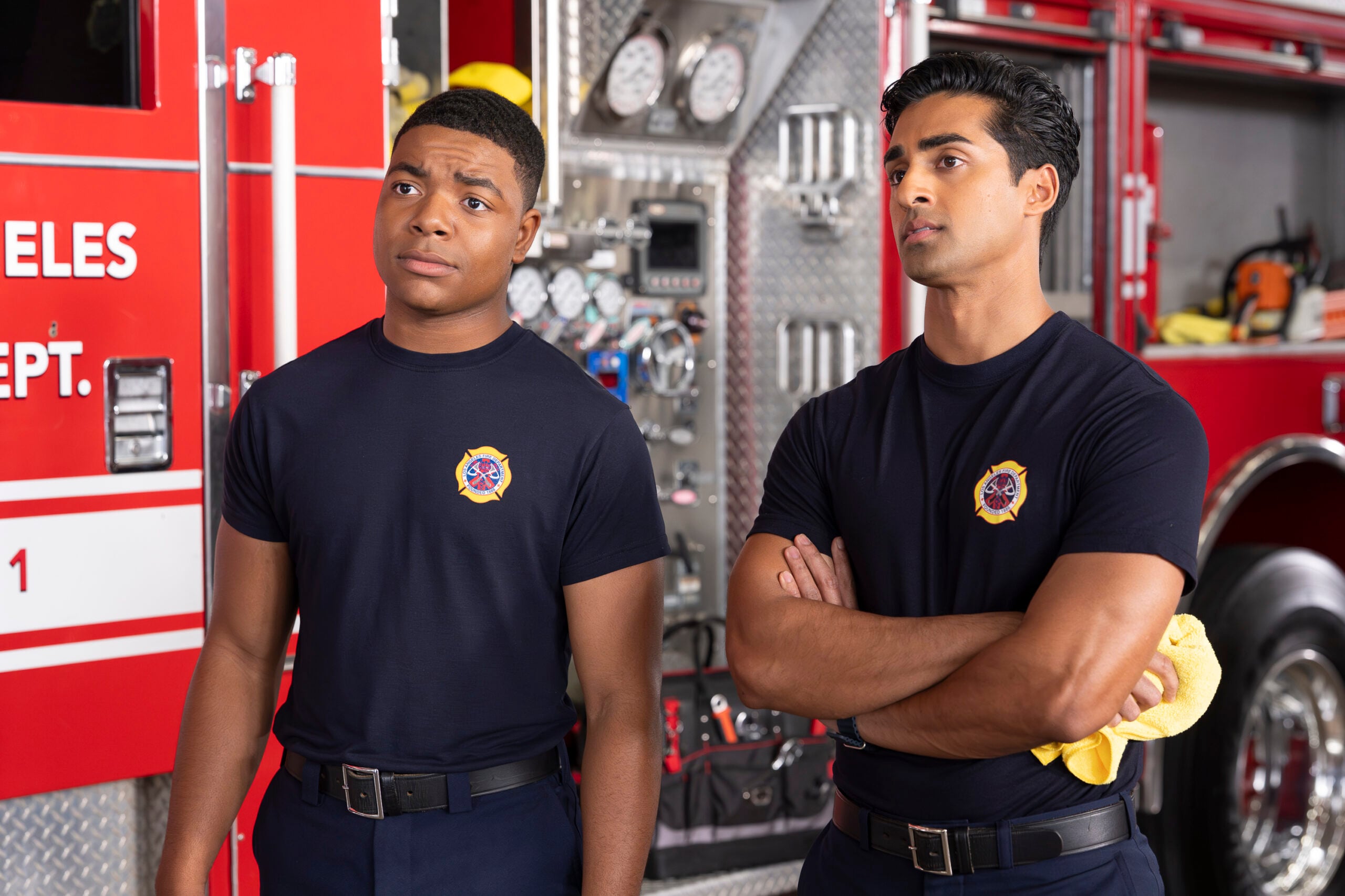 9-1-1 Season 9 Episode 15, "Pick Your Poison" -- ELIJAH M. COOPER, ANIRUDH PISHARODY