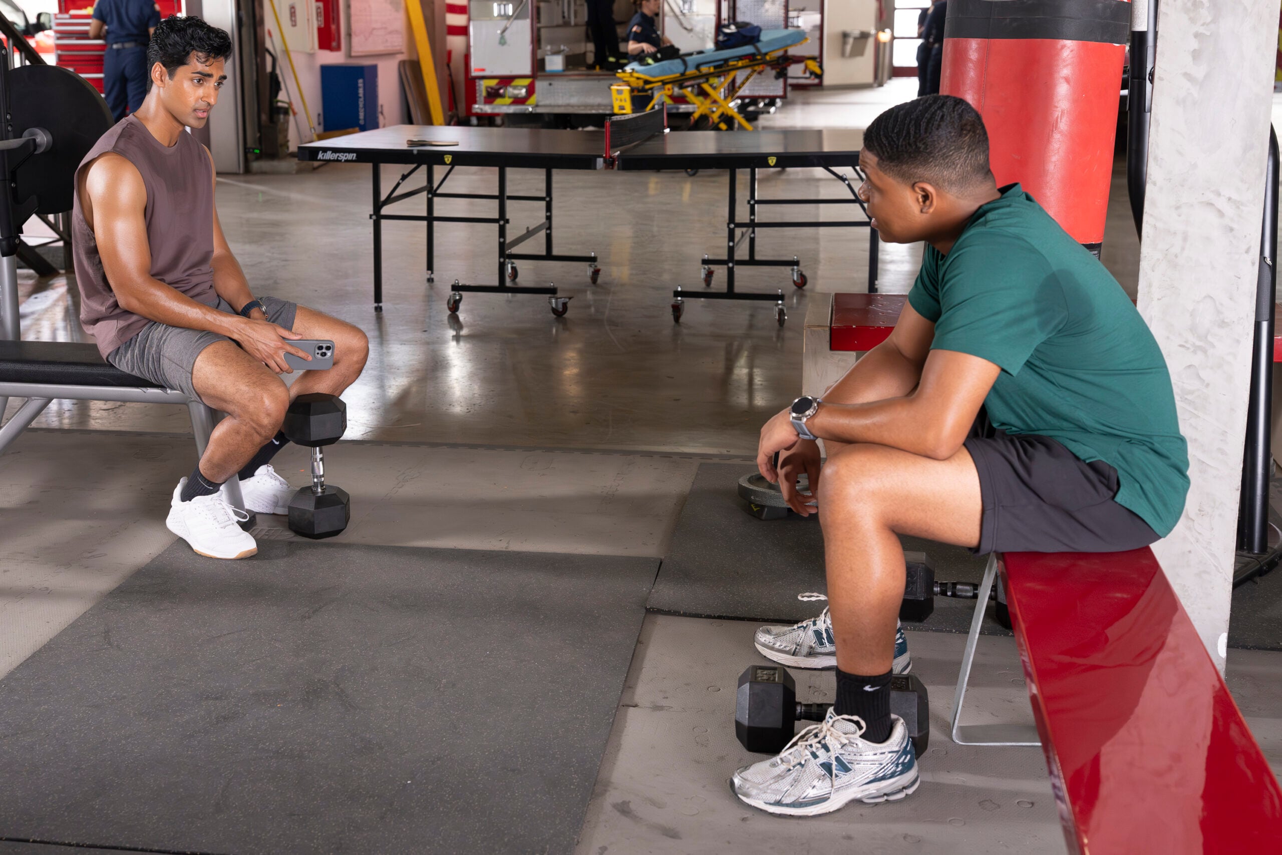 9-1-1 Season 9 Episode 15, "Pick Your Poison" -- ANIRUDH PISHARODY, ELIJAH M. COOPER