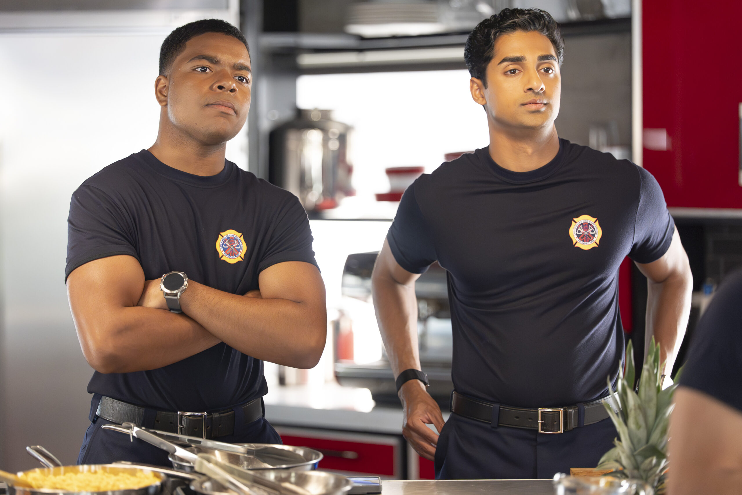 9-1-1 Season 9 Episode 16, “Where There’s Smoke” -- ELIJAH M. COOPER, ANIRUDH PISHARODY