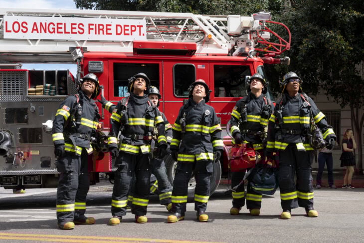 9-1-1 Season 9 Episode 16, “Where There’s Smoke” -- ELIJAH M. COOPER, ANIRUDH PISHARODY, MICHAEL JOHNSTON, KENNETH CHOI, RYAN GUZMAN, AISHA HINDS 9-1-1 Season 9 Episode 16 Review: Where There’s Smoke 