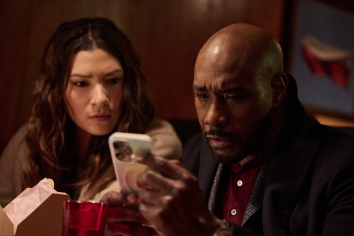 Watson Season 2 Episode 13, "For a Limited Time Only" - (l-r) Morris Chestnut as Dr. John Watson and Inga Schlingmann as Dr. Sasha Lubbock Watson Season 2 Episode 13 Review: For a Limited Time Only 