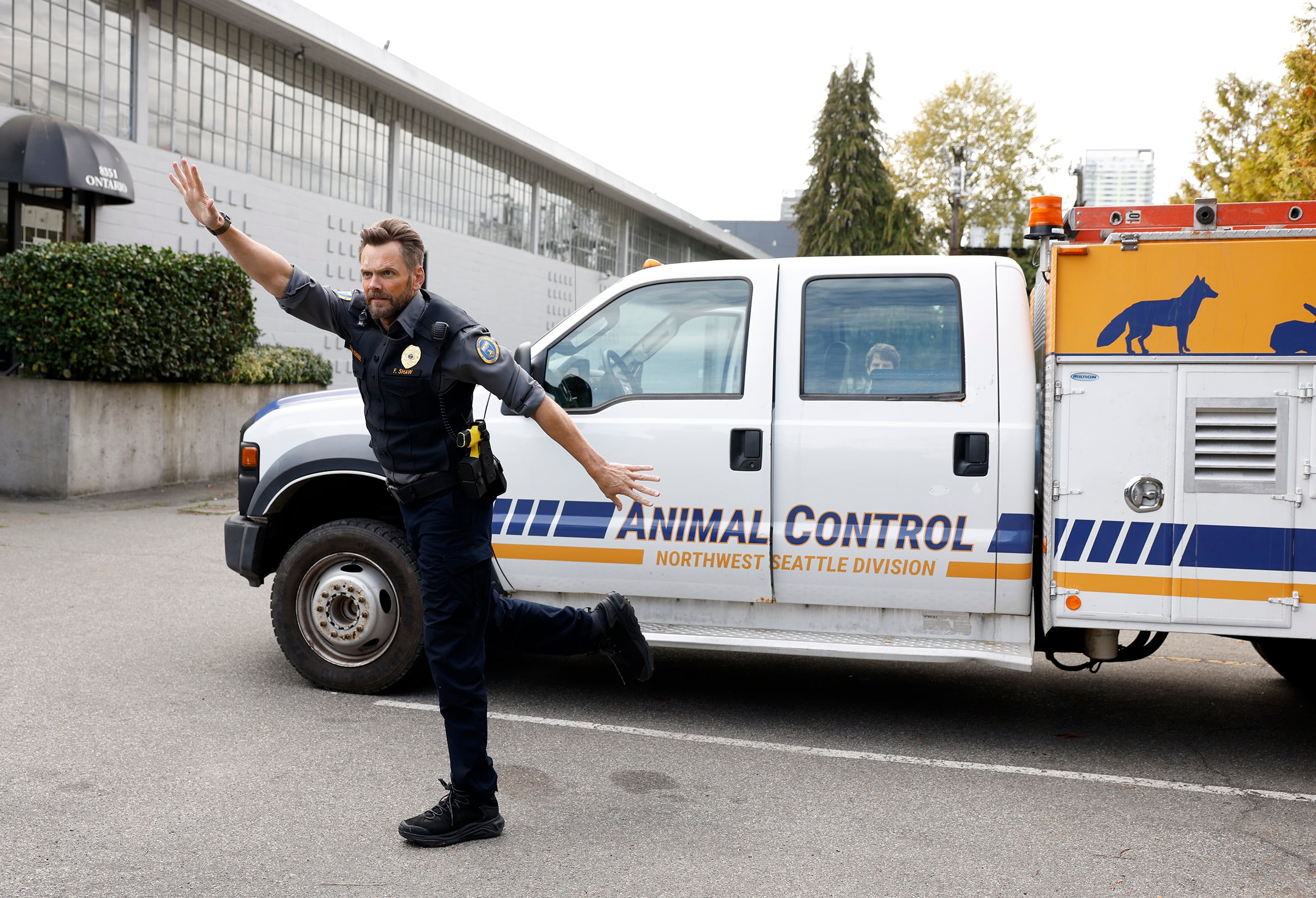 Animal Control Season 4 Episode 8, "Squirrels and Fat Cats" -- Joel McHale