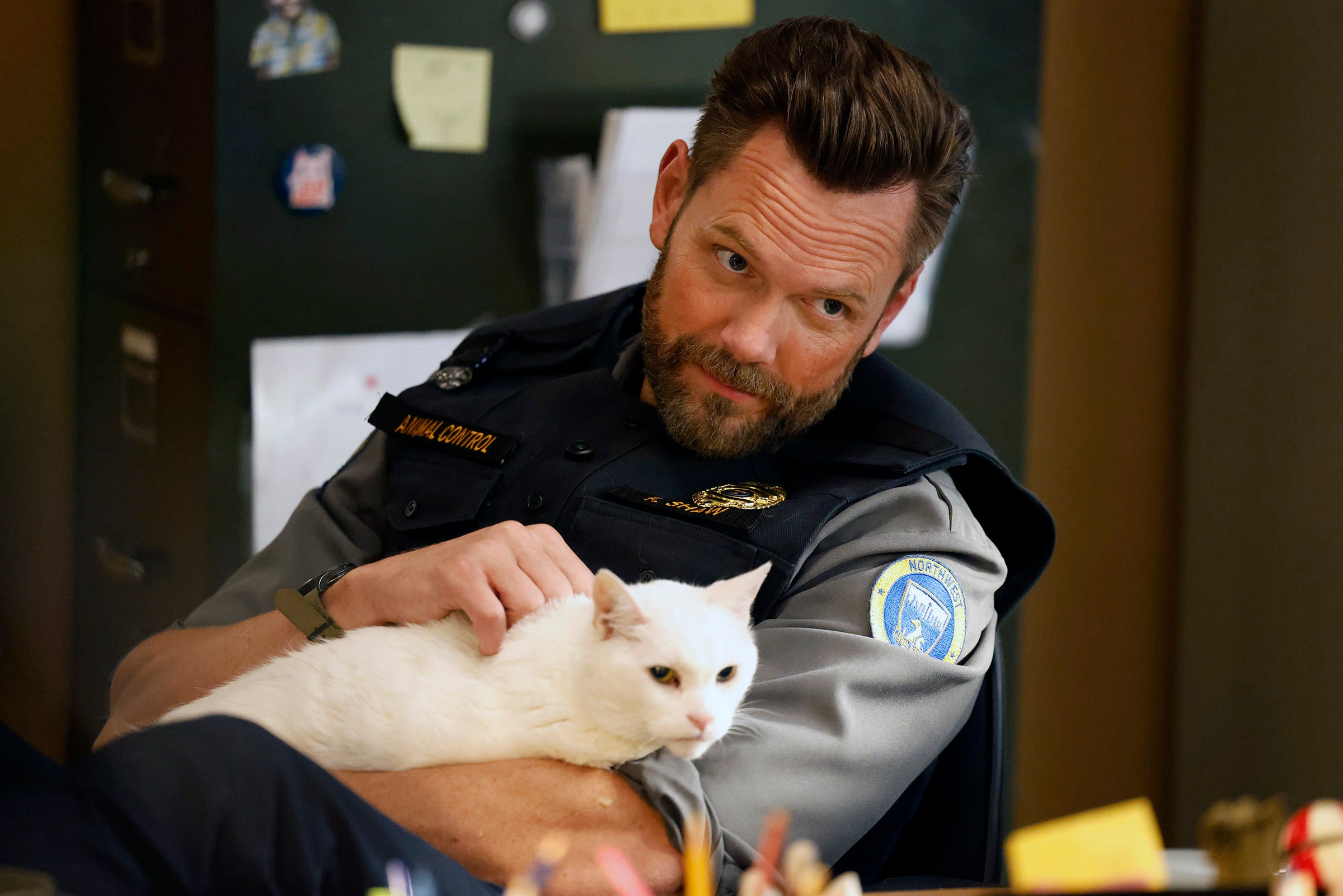 Animal Control Season 4 Episode 8, "Squirrels and Fat Cats" -- Joel McHale