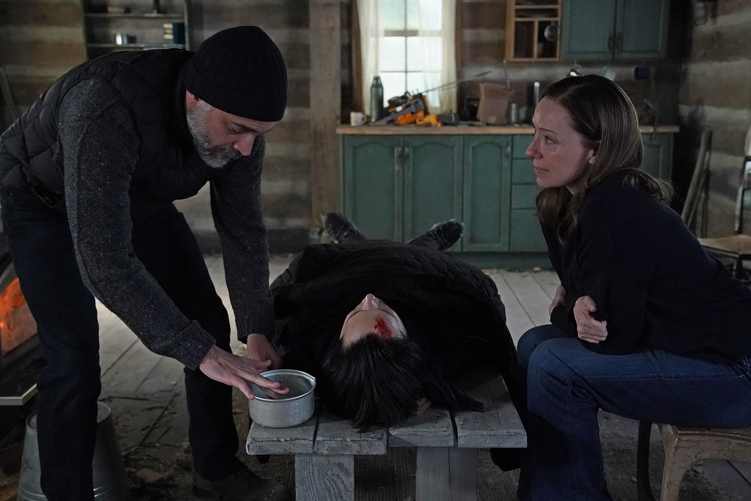 Doc Season 2 Episode 18 - Omar Metwally and Molly Parker | Tell-Tale TV Still from Doc Season 2 Episode 18 of Omar Metwally and Molly Parker pictured from left to right.