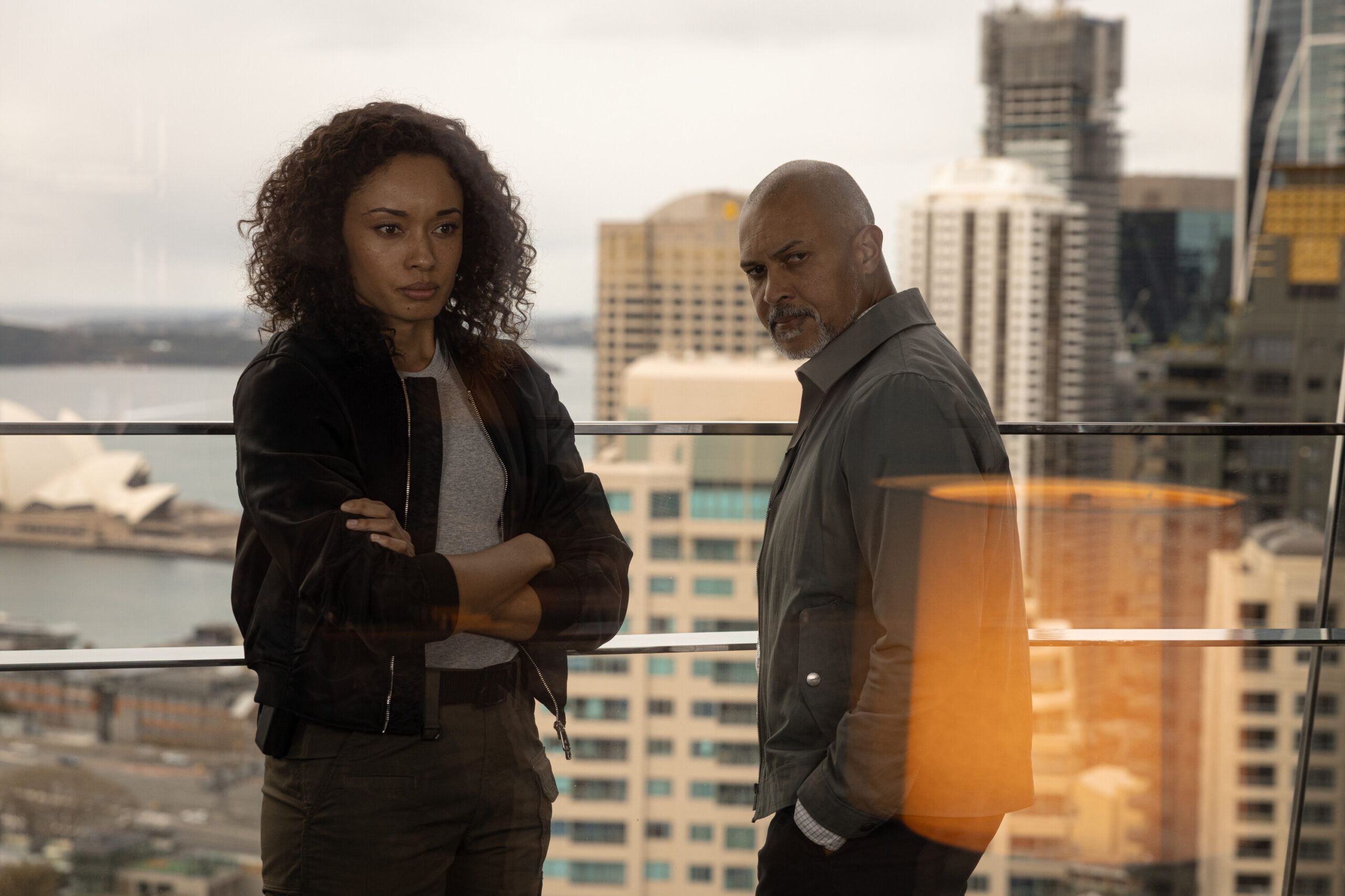 NCIS: Sydney Season 3 Episode 10, "Van Life" -- Olivia Swann as NCIS Special Agent Captain Michelle Mackey and Bert La Bonté as Special Agent Ken Carter