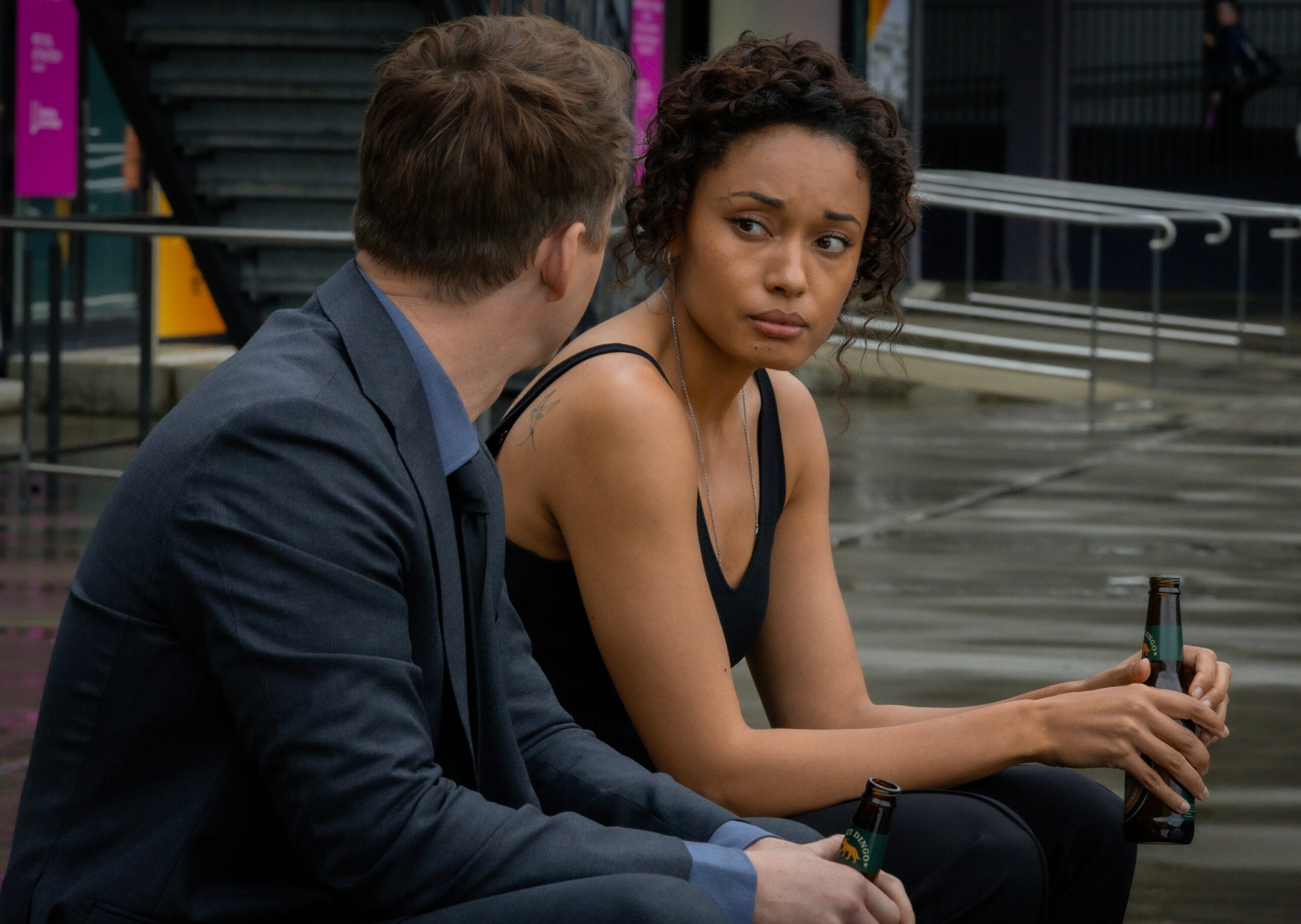 NCIS: Sydney Season 3 Episode 13, "Lone Wolf: Part Two" -- Todd Lasance as AFP Liaison Officer Sergeant Jim 'JD' Dempsey and Olivia Swann as NCIS Special Agent Captain Michelle Mackey