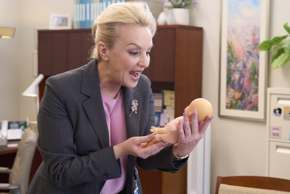 St. Denis Medical - Season 2 | Tell-Tale TV St. Denis Medical Season 2 Episode 16, Experience with Human Babies - Wendi Mclendon Covey as Joyce