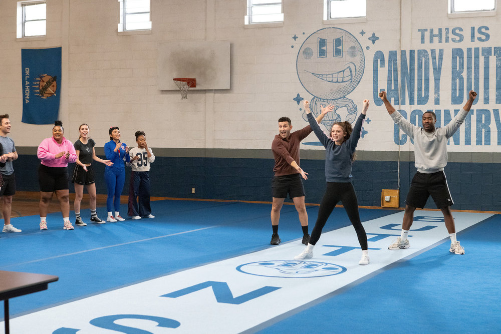 Stumble Season 1 Episode 12 "Making Mat" - (l-r) Georgie Murphy as Sally and Jarrett Austin Brown as Dimarcus