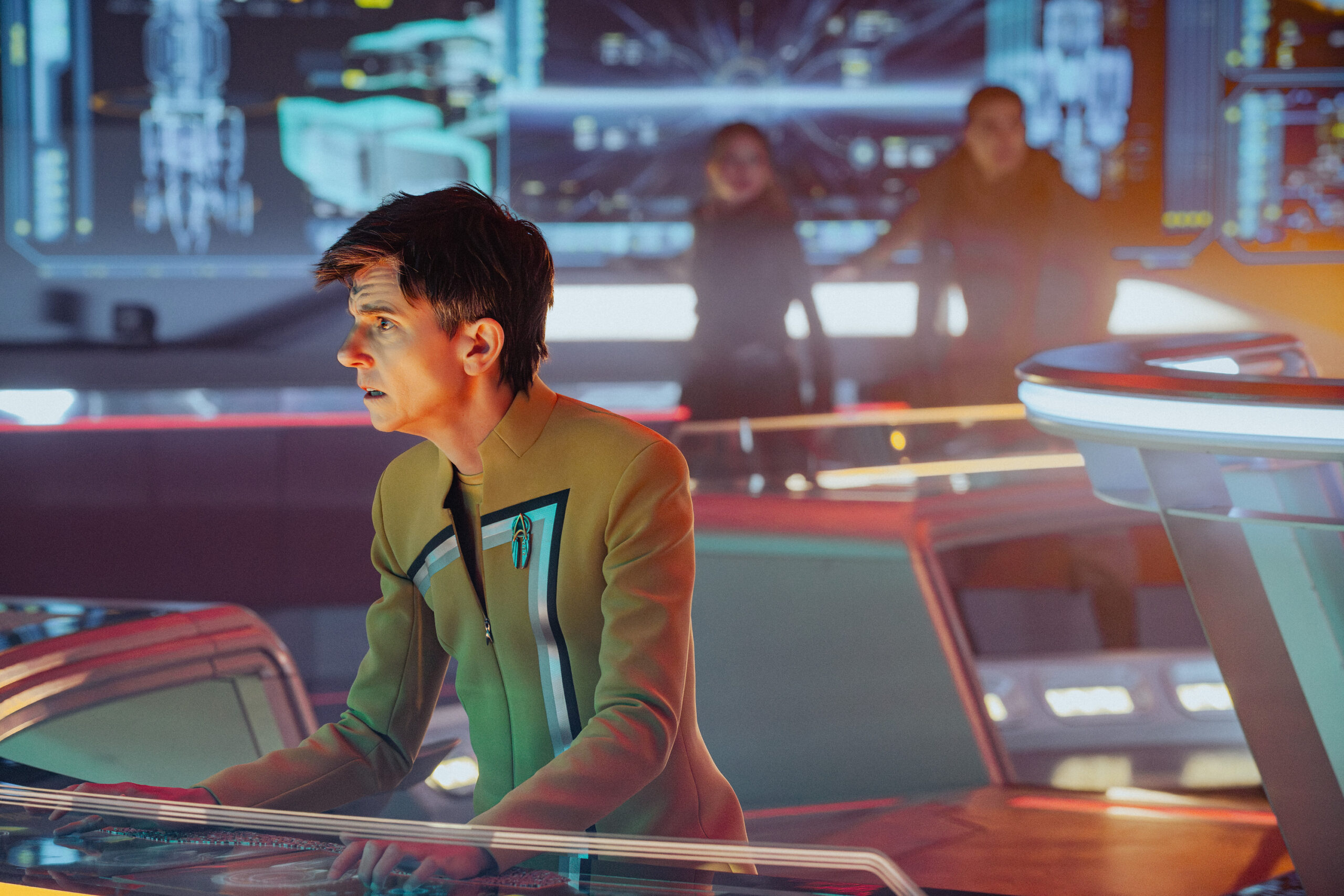 Still from Star Trek: Starfleet Academy Season 1 Episode 9 of Tig Notaro as Reno.