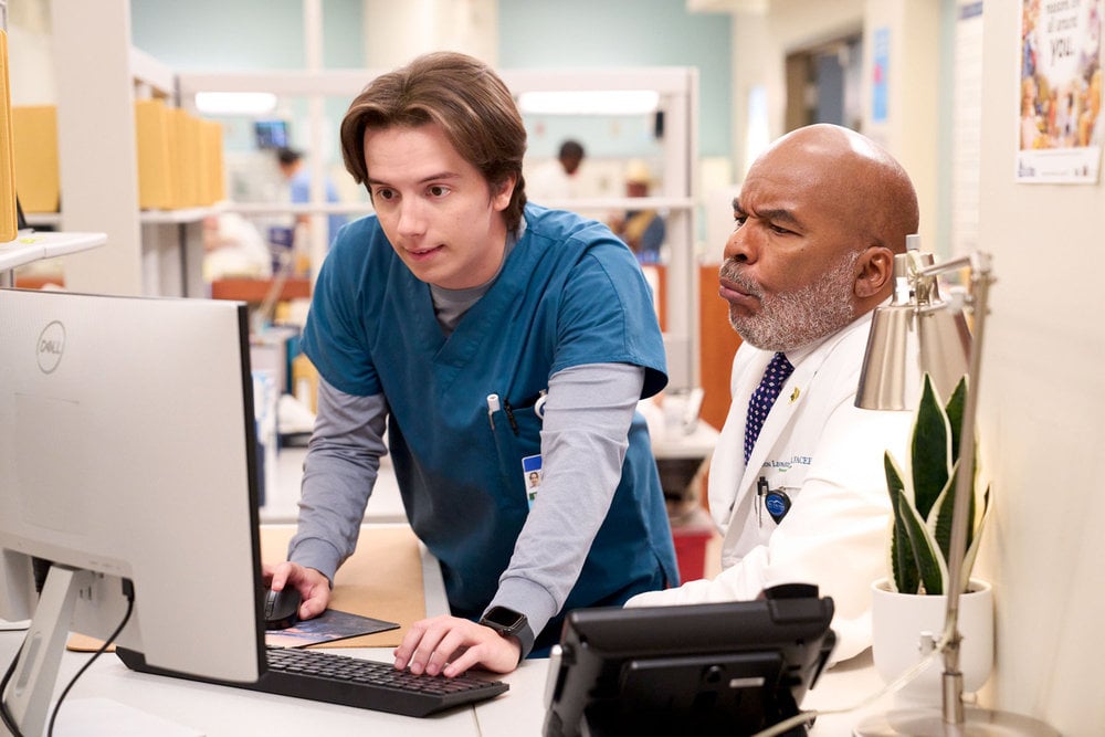 St. Denis Medical - Season 2 | Tell-Tale TV Mekki Leeper as Matt and David Alan Grier as Ron in St. Denis Medical Season 2 Episode 15, Everyone Loves Portland General.