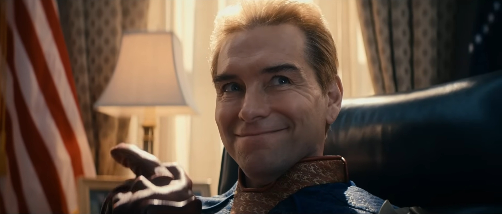 Antony Starr as Homelander In The Boys (Photo courtesy of Prime Video)