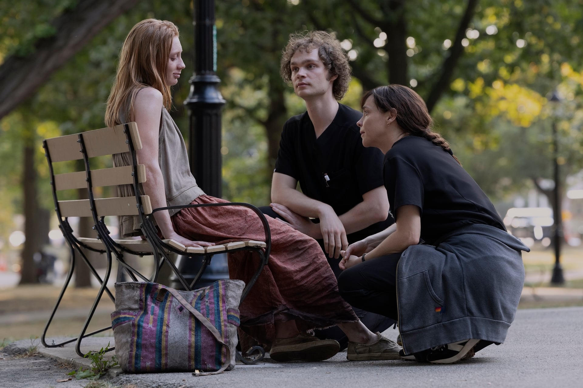 The Pitt Season 2 Episode 11 — Lorna Lominac Lucas Iverson, Fiona Dourif (Photograph by Warrick Page/HBO Max)