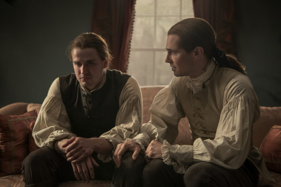 Outlander Season 8 - Charles Vandervaart (“William Ransom”) and David Berry (“Lord John Grey”) (Photo courtesy of STARZ)