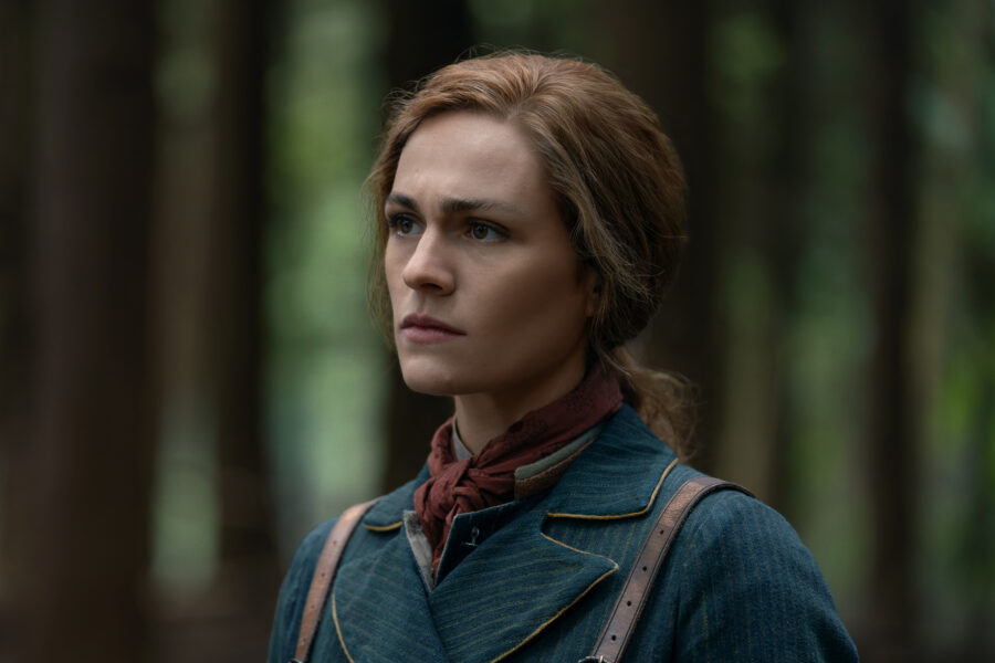 Outlander Season 8 Episode 2 - Sophie Skelton (“Brianna Fraser MacKenzie”). Photo courtesy of STARZ