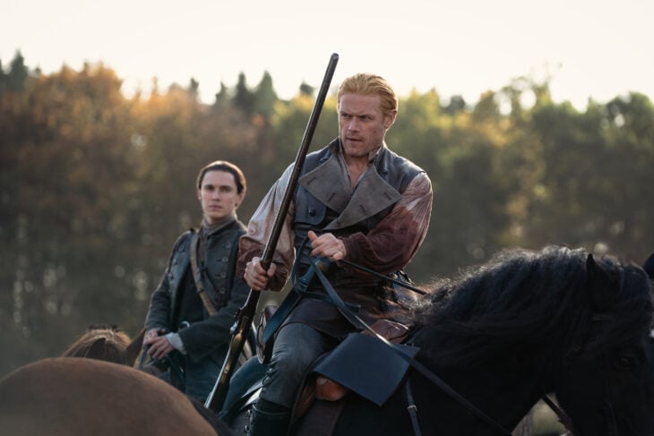 Outlander Season 8 Episode 2 - Paul Gorman (“Josiah/Kezzie Beardsley”) and Sam Heughan (“Jamie Fraser”). Photo courtesy of STARZ | Tell-Tale TV Outlander Season 8 Episode 2 - Paul Gorman (“Josiah/Kezzie Beardsley”) and Sam Heughan (“Jamie Fraser”). Photo courtesy of STARZ Outlander Season 8 Episode 2 Review: Prophecies