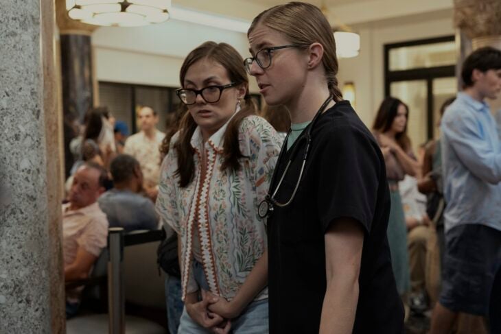 The Pitt Season 2 Episode 9 - Tal Anderdson, Taylor Dearden (Photograph by Warrick Page/HBO Max)