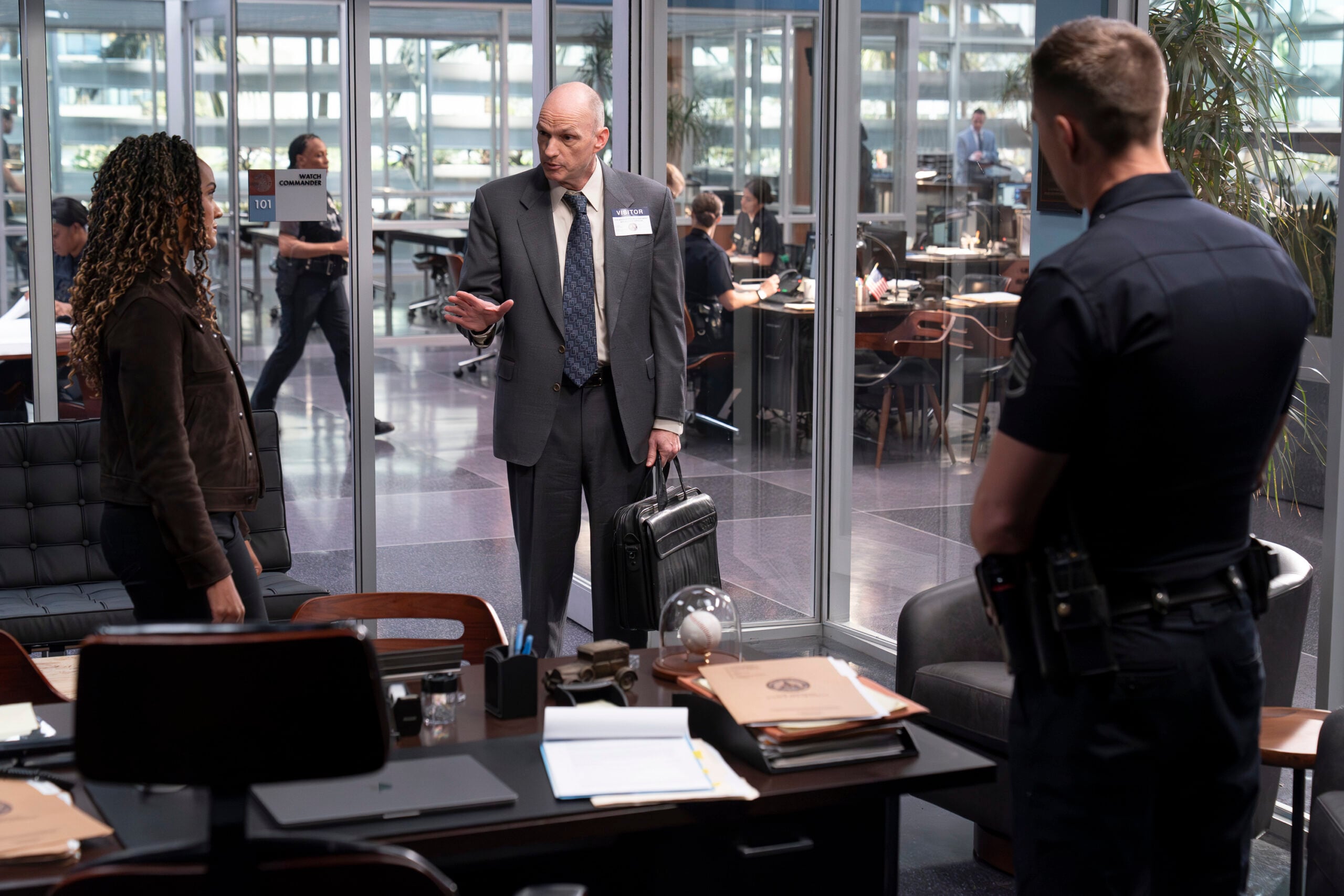 The Rookie Season 8, Episode 16, "Out of Time" -- MEKIA COX, BRIAN STEPANEK