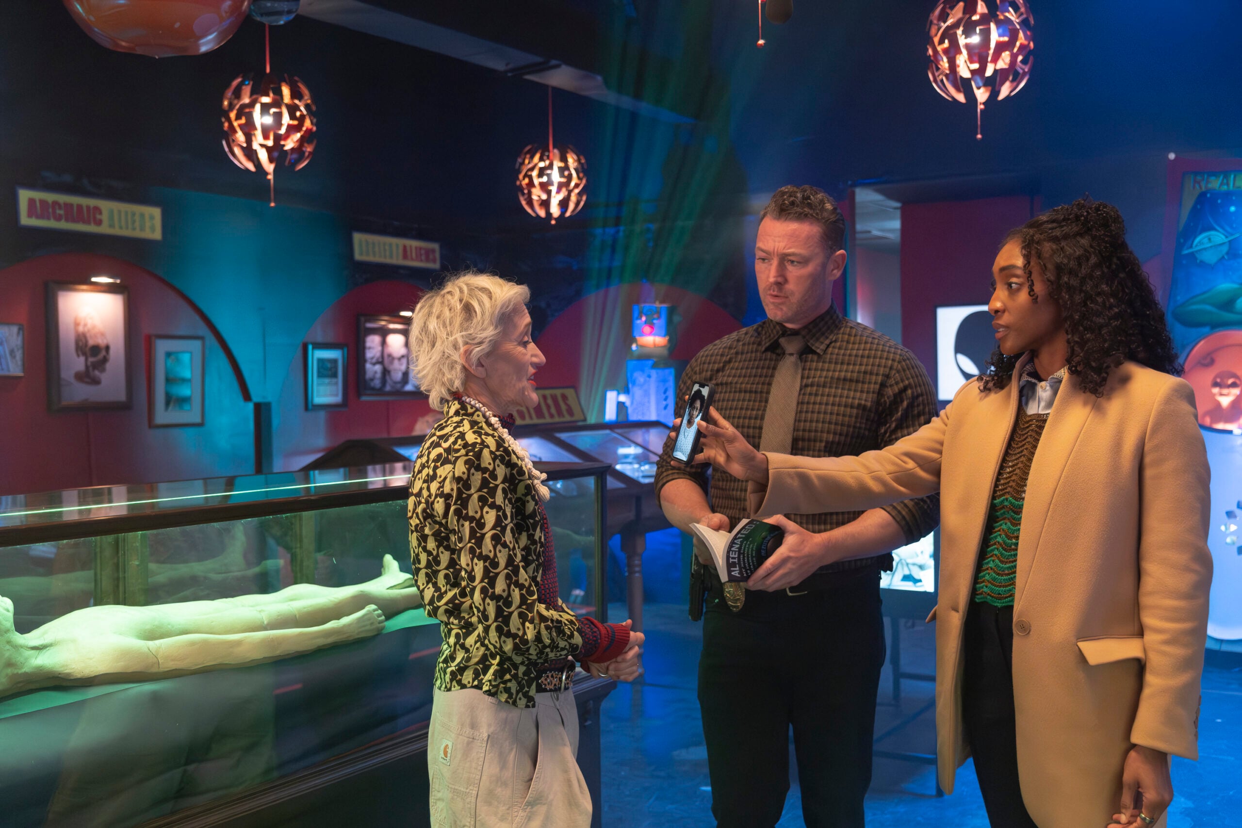 CONSTANCE SHULMAN, JAKE MCLAUGHLIN, IANTHA RICHARDSON