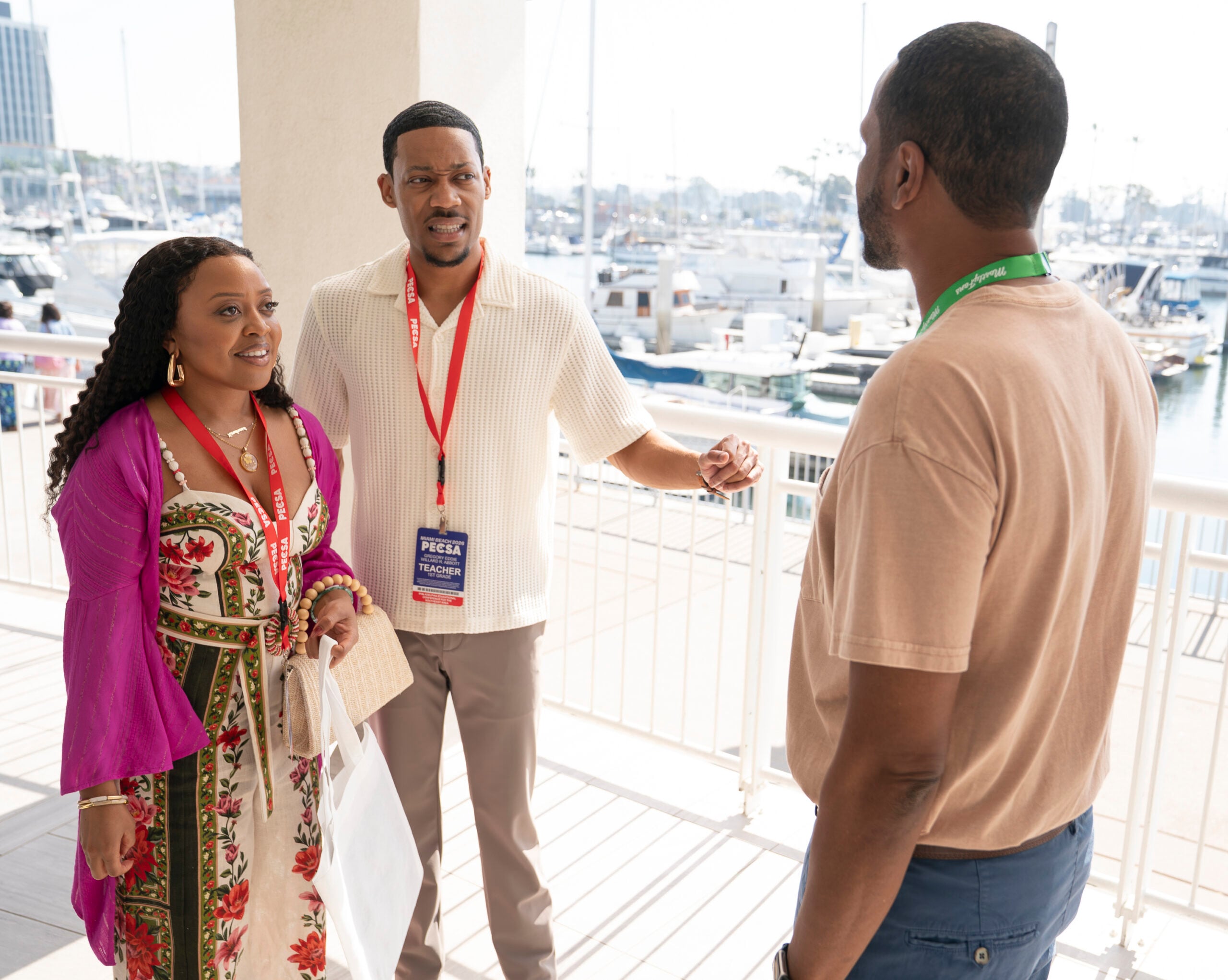 QUINTA BRUNSON, TYLER JAMES WILLIAMS on Abbott Elementary Season 5 Episode 22, Miami