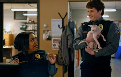 Animal Control Season 4 Episode 10, "Scaredy Cats and Sharks" -- Kyla Pratt and Michael Rowland Animal Control Season 4 Episode 10 Review: Scaredy Cats and Card Sharks 