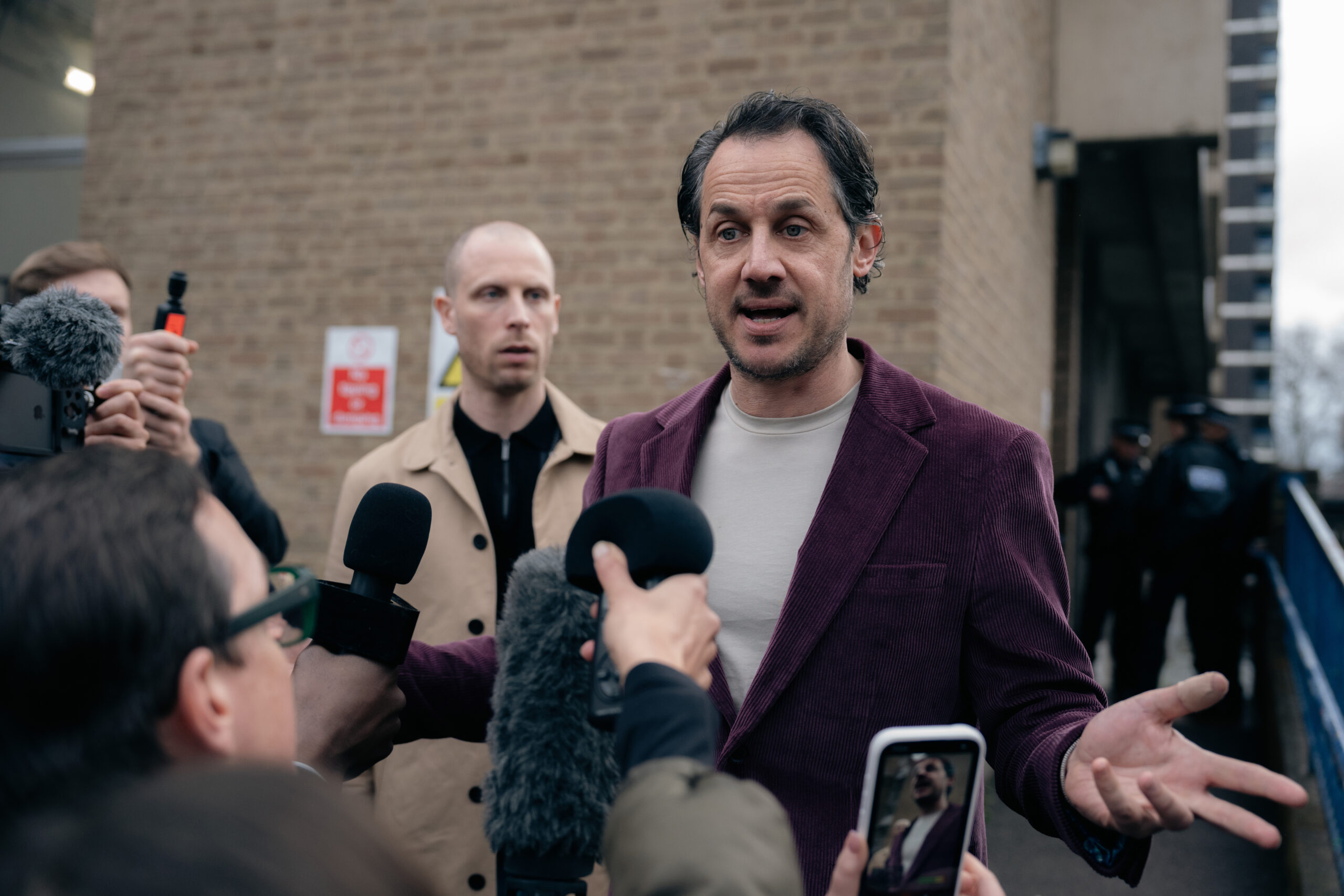 Dustin Demri-Burns in "Criminal Record," premiering April 22, 2026 on Apple TV.