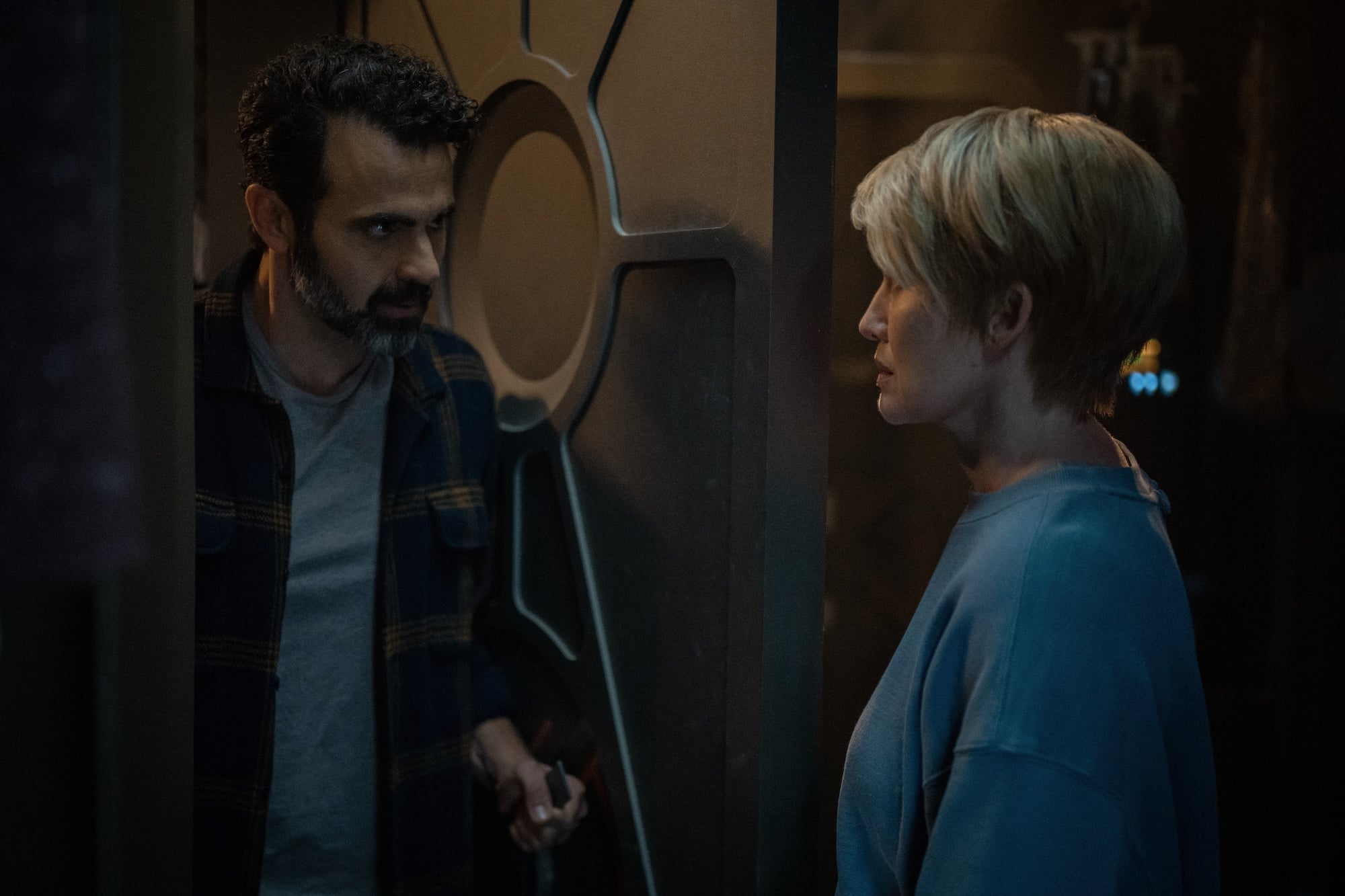 Nick Massouh and Mireille Enosin "For All Mankind" Season 5 Episode 3, "Home"
