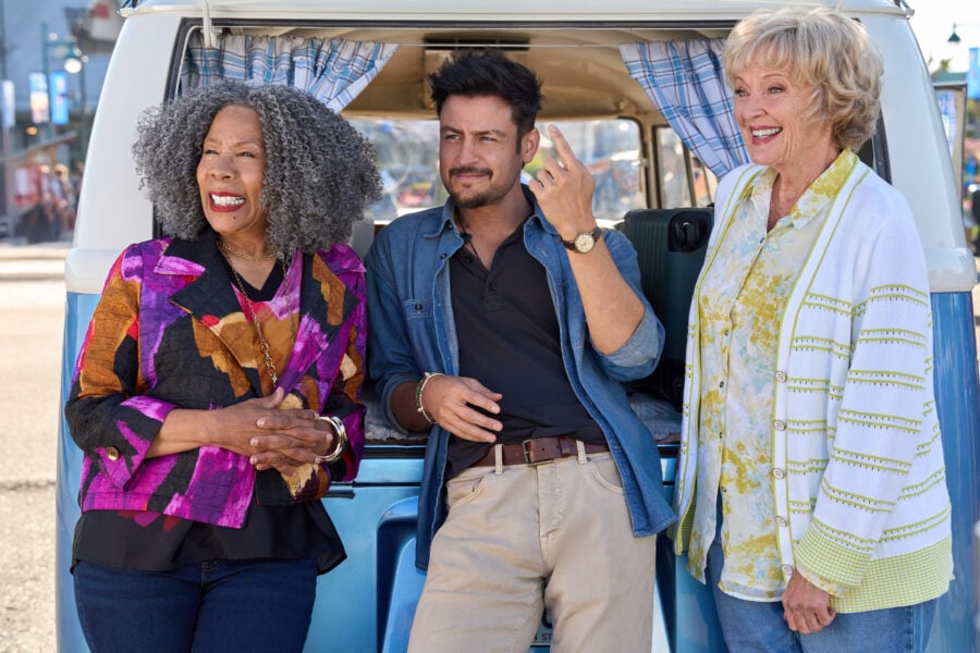 I'll Be Seeing You — Photo: Tyler Hynes, Christine Ebersole (Credit: ©2026 Hallmark Media/Photographer: Courtney Julien)
