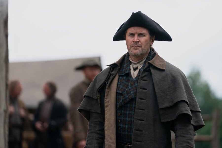 Outlander Season 8 Episode 5 — Kieran Bew (“Captain Cunningham”). Photo Courtesy of STARZ