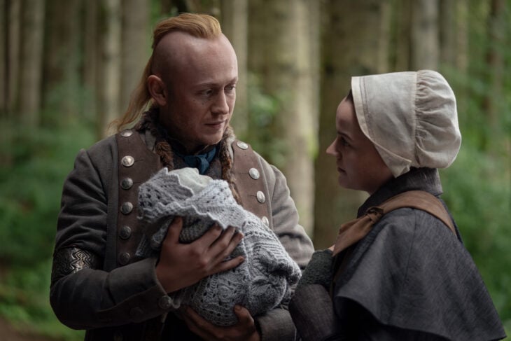 Outlander 806 - Blessed Are the Merciful, Left to Right: Izzy Meikle-Small (“Rachel Hunter”) and John Bell (“Young Ian”) Outlander Season 8 Episode 6 Review: Blessed Are the Merciful 