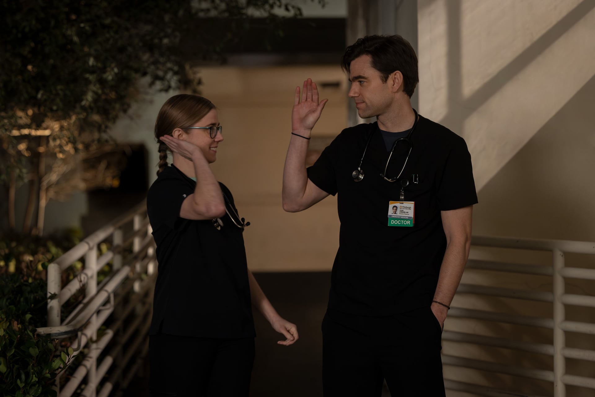 The Pitt Season 2 Episode 15 — Taylor Dearden, Patrick Ball (Warrick Page/HBOMAX)