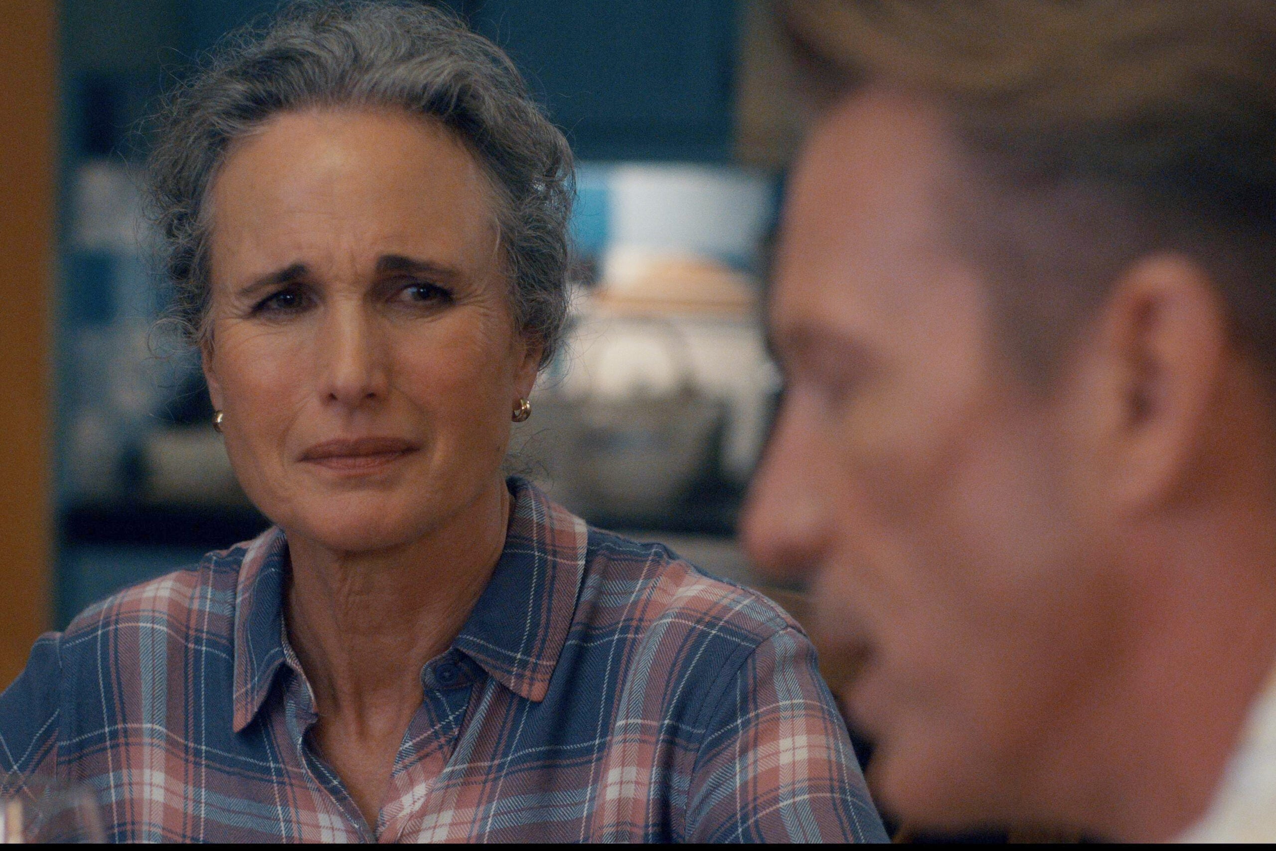 Still from The Way Home Season 4 Episode 3 of Andie MacDowell.