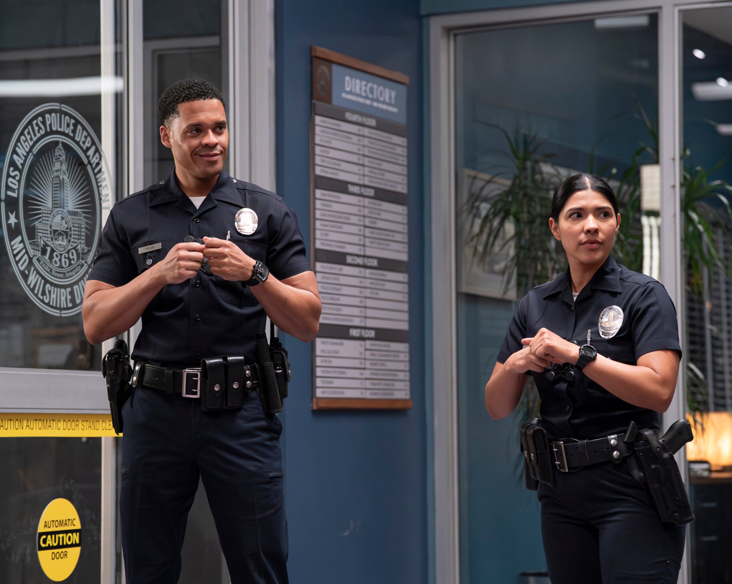 The Rookie Season 8, Episode 18, "The Bandit" -- DERIC AUGUSTINE, LISSETH CHAVEZ