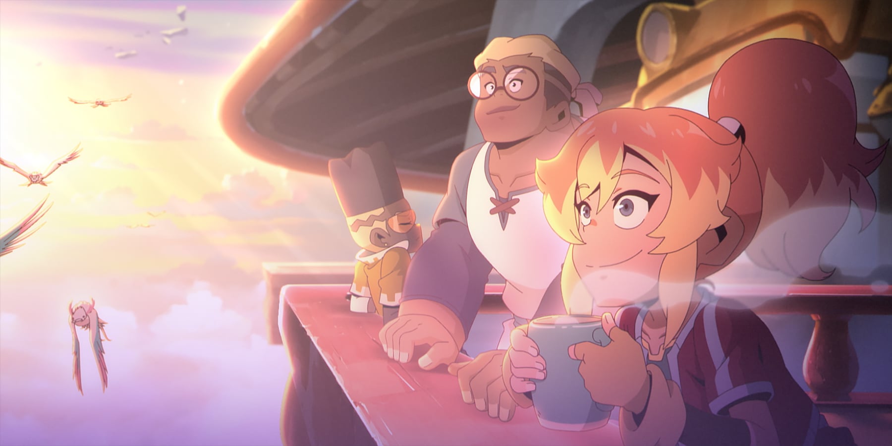 Still from Dragon Striker of ODWARD, MILO, and SSYELLE pictured from left to right. Dragon Striker Season 1 Review: A Fun Fusion of Genres Still from Dragon Striker of ODWARD, MILO, and SSYELLE pictured from left to right.