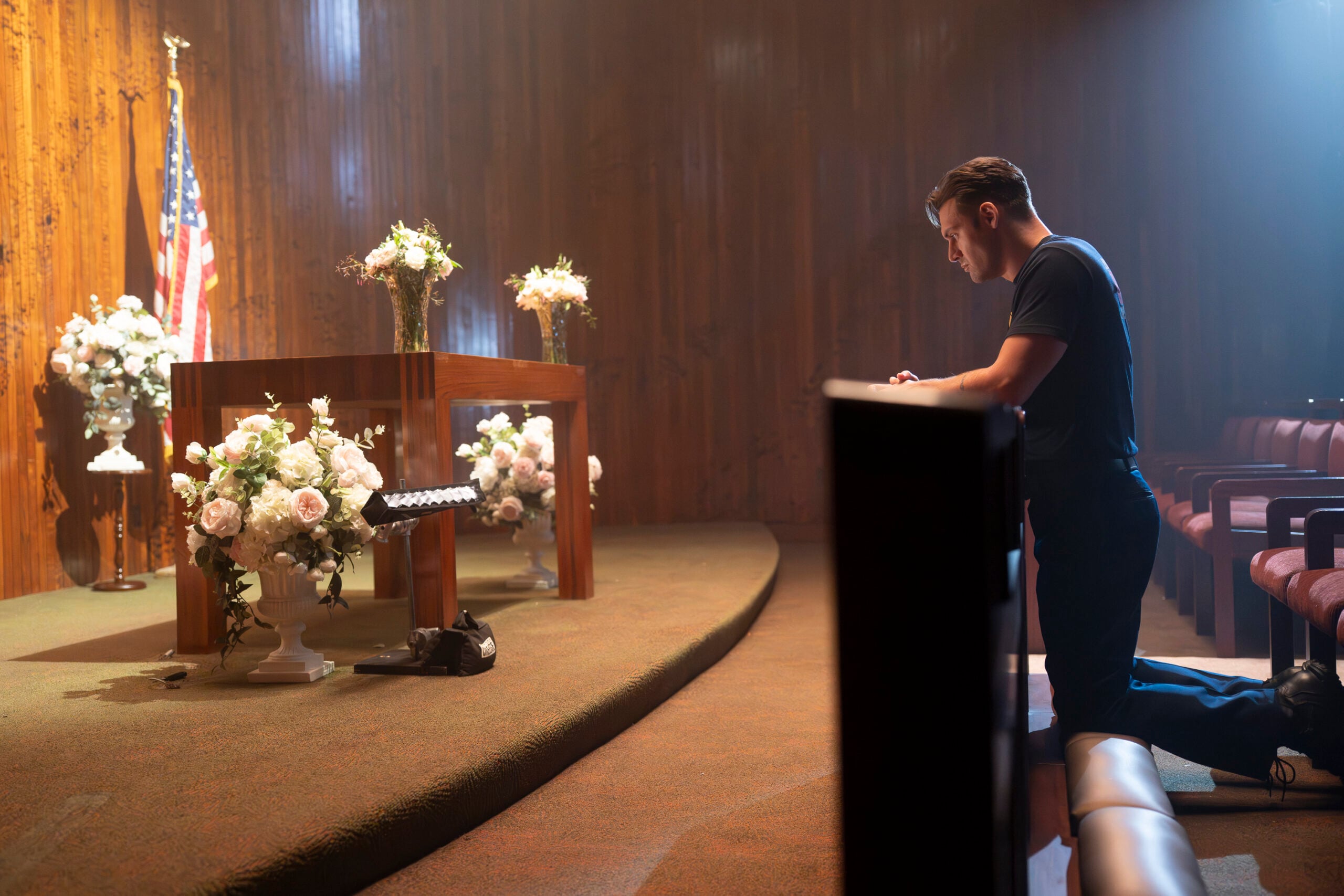 9-1-1 Season 9 Episode 18, "Hearts and Flowers" -- RYAN GUZMAN