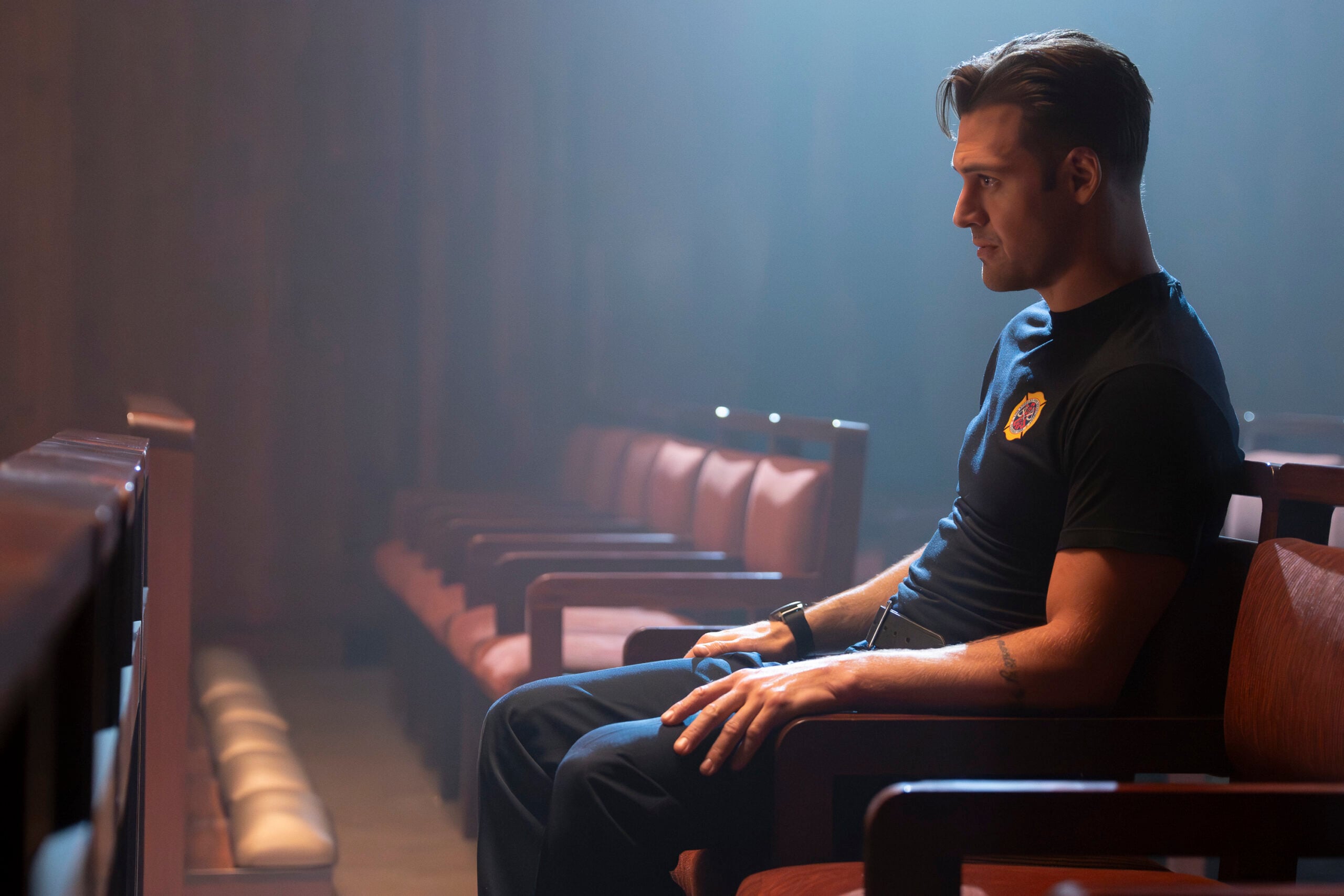 9-1-1 Season 9 Episode 18, "Hearts and Flowers" -- RYAN GUZMAN