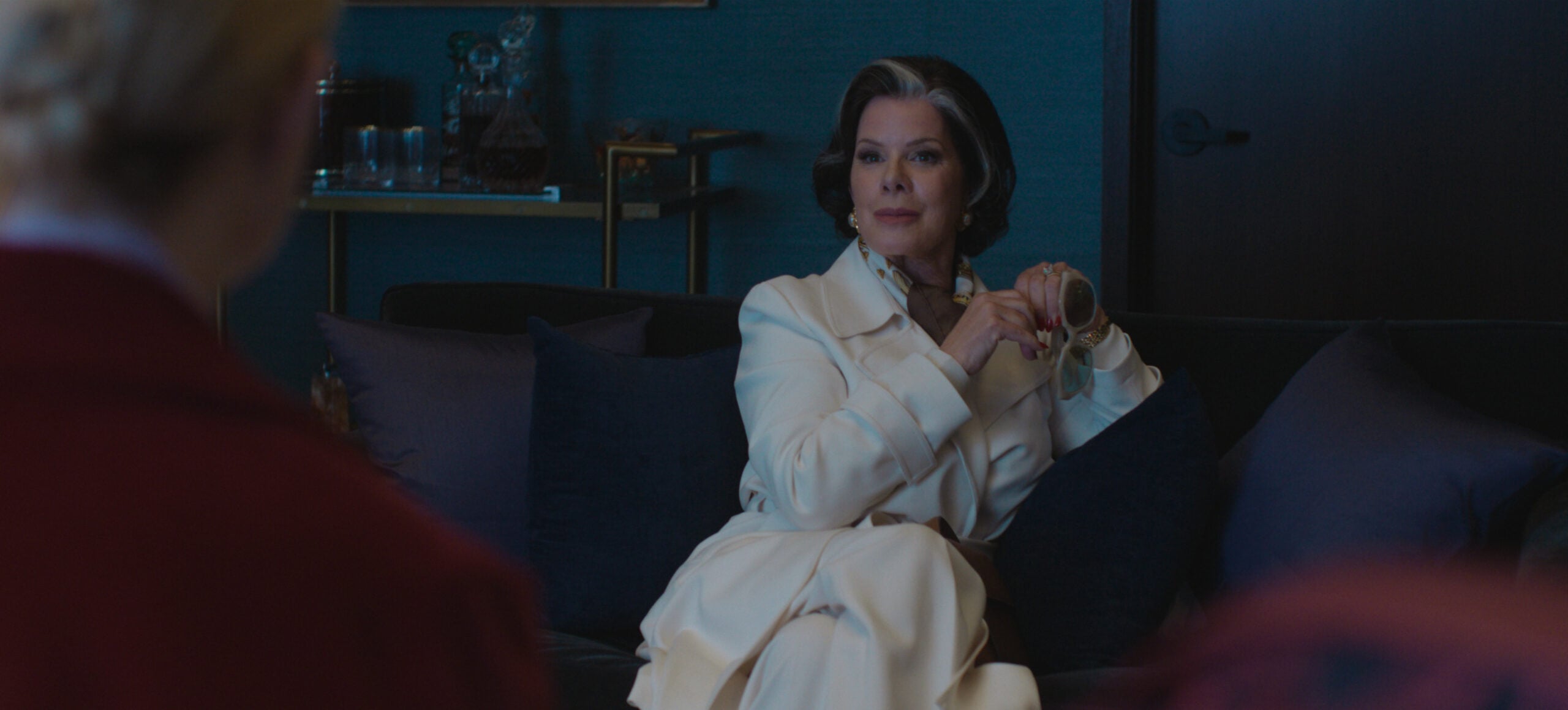 Margos_Got_Money_Trouble_Photo_010302 | Tell-Tale TV Marcia Gay Harden in "Margo’s Got Money Troubles," now streaming on Apple TV. Marcia Gay Harden Discusses Elizabeth’s Complexities in Margo’s Got Money Problems