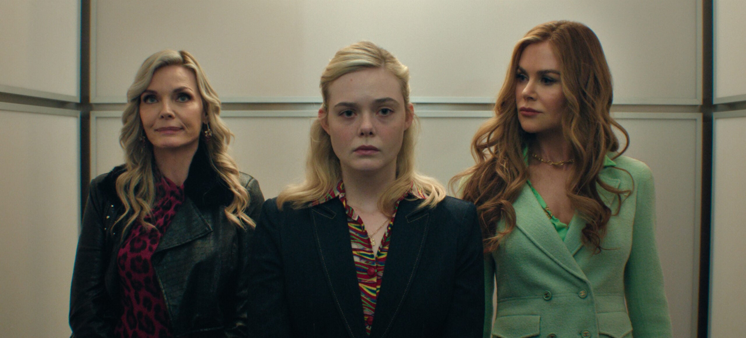 Margos_Got_Money_Troubles_Photo_010707 | Tell-Tale TV Michelle Pfeiffer, Elle Fanning and Nicole Kidman in "Margo’s Got Money Troubles," now streaming on Apple TV. Marcia Gay Harden Discusses Elizabeth’s Complexities in Margo’s Got Money Problems
